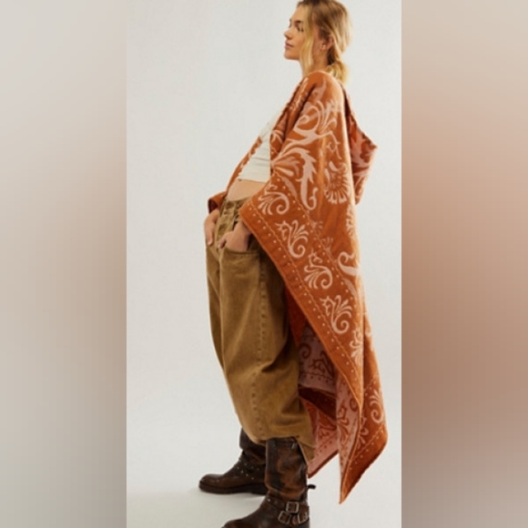 Free People Hudson Valley Kimono O/S - Picture 2 of 10